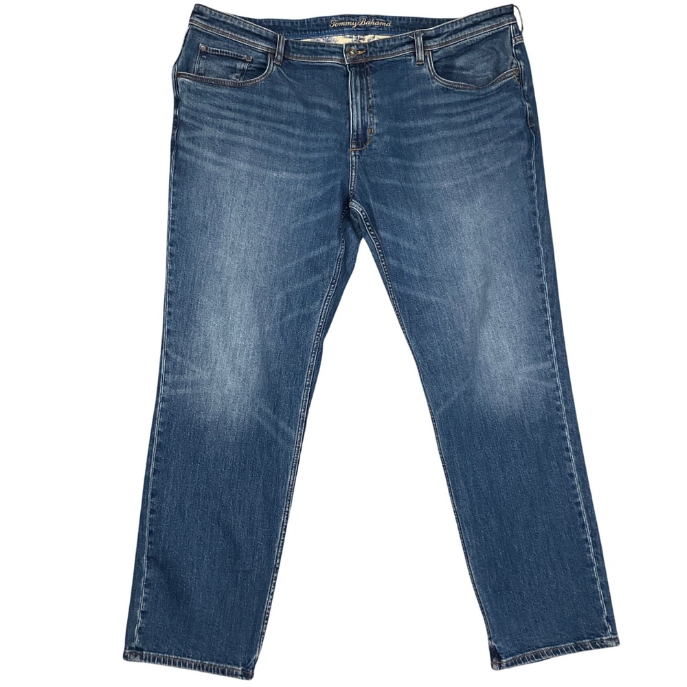 Tommy Bahama Jeans Mens 46W 32L Blue Straight Leg‎ ST124537